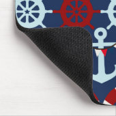 Tapis De Souris Le thème nautique d'été ancre des barres de (Coin)