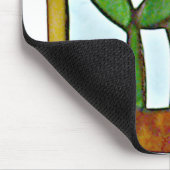 Tapis De Souris Le tournesol verdit Mousepad (Coin)