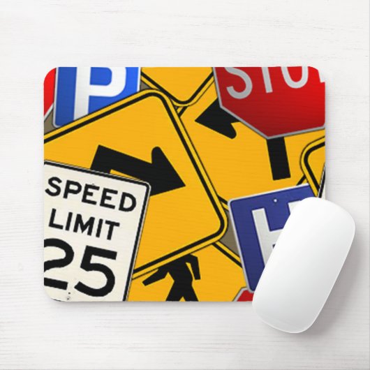 Tapis De Souris le trafic Mousepad (Avec souris)