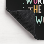 Tapis De Souris Le travail d'équipe fait que le rêve devient réali (Coin)