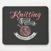 Tapis De Souris Le tricot M'Empêche De Démêler Le Sac (Devant)