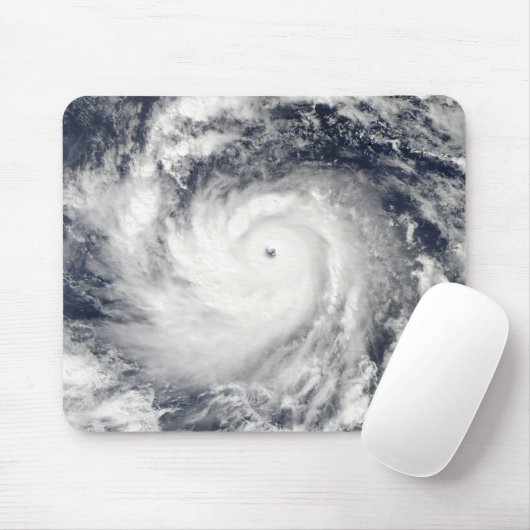 Tapis De Souris Le typhon Nida dans l'océan Pacifique (Avec souris)