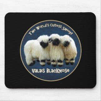 Tapis De Souris Le Valais Blacknose - le mouton le plus mignon du