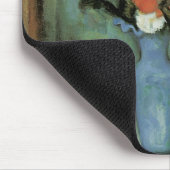 Tapis De Souris Le Vase Bleu (Fleurs et Fruits) par Paul Cezanne (Coin)