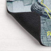 Tapis De Souris Le vélo jaune (Coin)