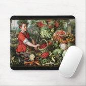 Tapis De Souris Le vendeur végétal (Avec souris)