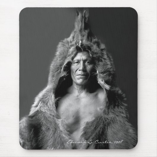 Tapis De Souris Le ventre de l'ours - un chaman d'Arikara (Devant)