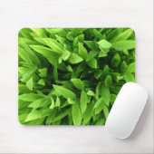 Tapis De Souris Le vert laisse le mousepad (Avec souris)