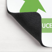 Tapis De Souris Le vert réutilisent la réutilisation réduisent (Coin)