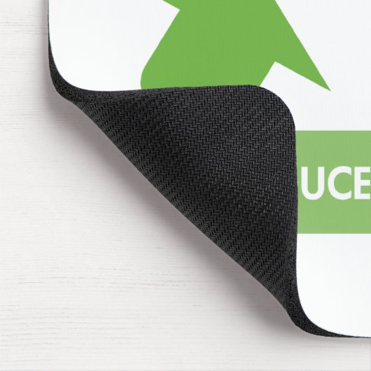 Tapis De Souris Le vert réutilisent la réutilisation réduisent (Coin)