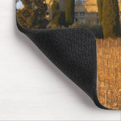 Tapis De Souris Le vignoble avec les vignes de syrah et le château (Coin)