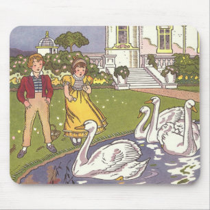 Tapis De Souris Le Vilain Petit Canard, Conte de Fées Vintage de H