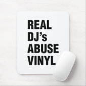 TAPIS DE SOURIS LE VINYLE DE LA VIOLENCE DE VÉRITABLE DJ (Avec souris)