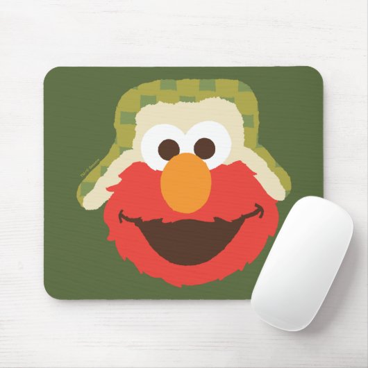 Tapis De Souris Le visage d'Elmo Woodland (Avec souris)