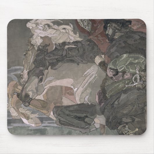 Tapis De Souris Le vol de Faust et de Mephistopheles, 1896 (Devant)