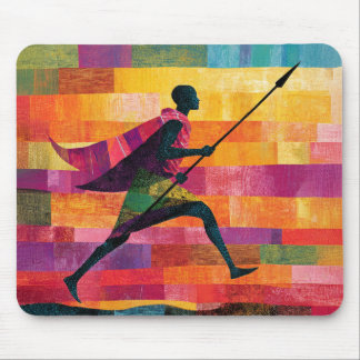 Tapis De Souris Le voyage du guerrier massaï