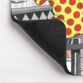 Tapis De Souris Le wagon-restaurant de tête d'épingle (Coin)