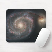 Tapis De Souris Le Whirlpool Galaxy M51 & Companion dans l'espace (Avec souris)