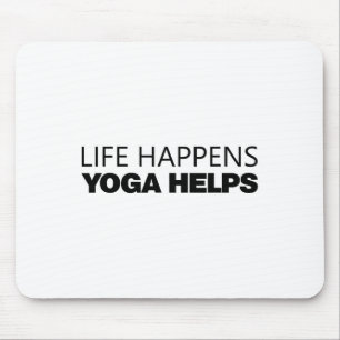Tapis De Souris Le Yoga Aide à Vivre _14