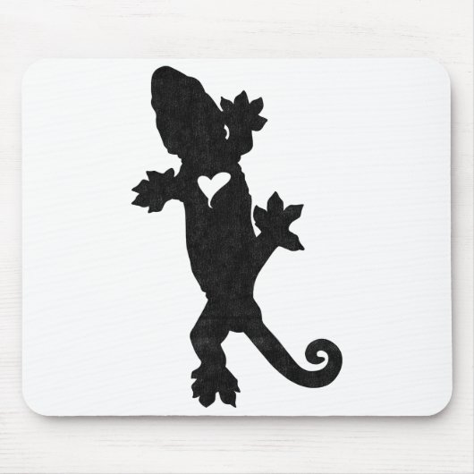 Tapis De Souris Leachie New Caledonian Gecko Artsy Distressed (Devant)