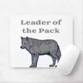 Tapis De Souris Leader du Pack Wolf (Avec souris)