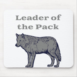 Tapis De Souris Leader of the Pack Wolf
