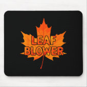Tapis De Souris Leaf Blower Autumn Funny Halloween Matching Couple (Devant)