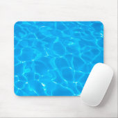 Tapis De Souris L'eau bleue de piscine (Avec souris)