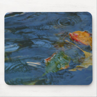 Tapis De Souris L'eau et feuille Mousepad