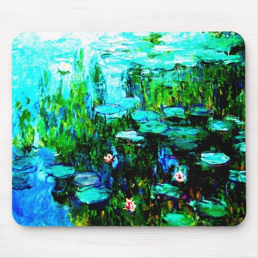Tapis De Souris L'eau Lillies Monet Mousepad de Nympheas (Devant)