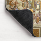 Tapis De Souris L'école d'Athènes Fresco par Raffaello Sanzio (Coin)