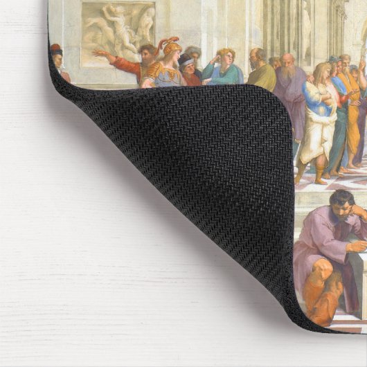 Tapis De Souris L'école de Raphael d'Athènes (Platon et Aristote) (Coin)