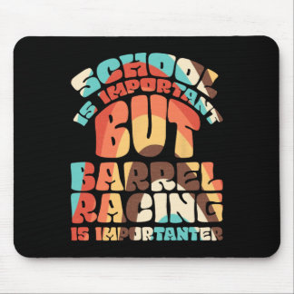 Tapis De Souris L'École Est Importante, Mais La Course Rrel Est Im