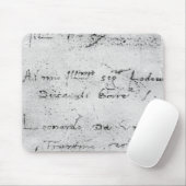 Tapis De Souris L'écriture de Leonardo da Vinci (Avec souris)