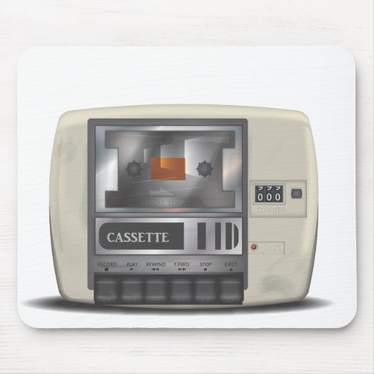 Tapis De Souris Lecteur de cassette (Devant)