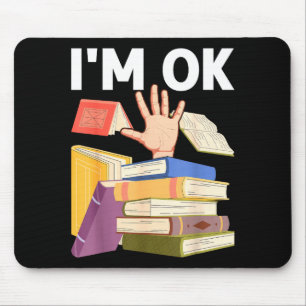 Tapis De Souris Lecteur de livre amusant à lire nerd bibliothécair