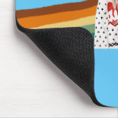 Tapis De Souris Lecteur de livre noir (Coin)