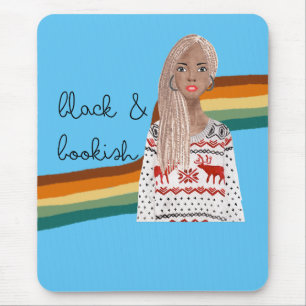 Tapis De Souris Lecteur de livre noir