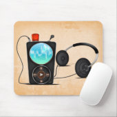 Tapis De Souris Lecteur MP3 (Avec souris)