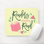 Tapis De Souris Lecteurs Floraux De Livres Vont Lire (Avec souris)