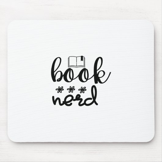 Tapis De Souris Lecture Art Book Nerd (Devant)