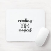 Tapis De Souris Lecture Art Lecture est magique (Avec souris)