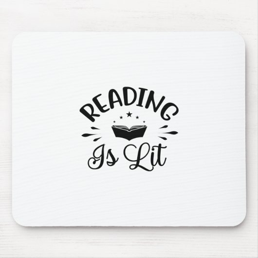 Tapis De Souris Lecture Art Lecture Lit (Devant)