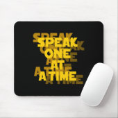 Tapis De Souris Lecture Asl Gesture Main Sourde Perte d'ouïe Adjud (Avec souris)