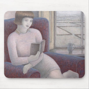 Tapis De Souris Lecture de fille dans le fauteuil 2009