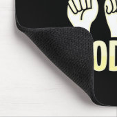 Tapis De Souris Lecture de la lèvre ASL Gesture main sourde Perte (Coin)