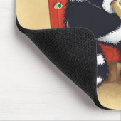 Tapis De Souris Lecture du livre de chat Lover (Coin)