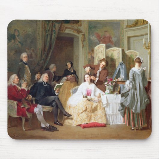 Tapis De Souris Lecture "Manon Lescaut" de Prevost d'Abbe, 1856 (Devant)