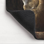 Tapis De Souris L'écureuil dans une patte de soleil (Coin)