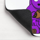 Tapis De Souris L'écureuil pourpre s'en fiche (Coin)